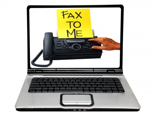 best online fax service ringcentral laptop yellow fax to me fax page fax machine image on display